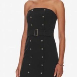 NWT INTERMIX Strapless Tuxedo Dress